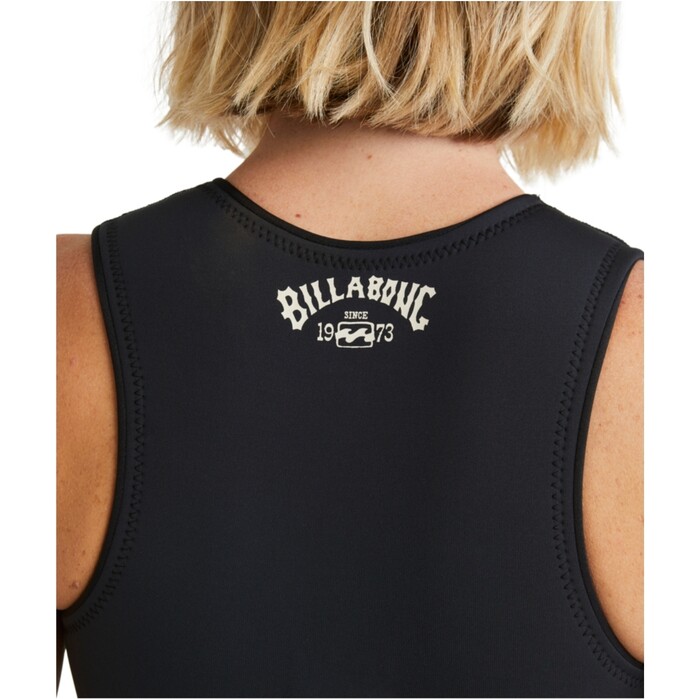 2024 Billabong Frauen Sol Sistah Natural 2mm Long Jane Neoprenanzug ABJW700106 - Black